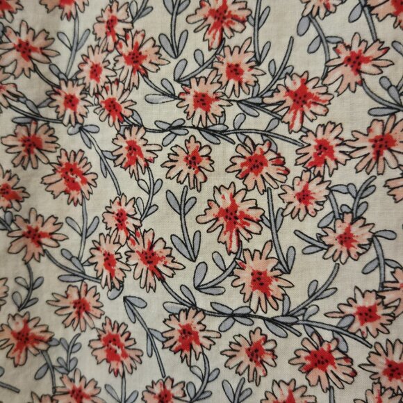 NYDJ Los Angeles Floral Print Long Sleeve Button Front Shirt Size XL - Picture 3 of 6